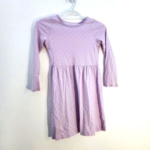 Carter's Lavender Polka Dot Kids Dress Size 8